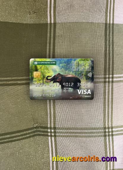 Kenya Co-operative Bank visa classic card photolook